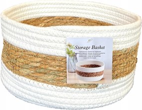 Univerzális pamut kosár, fehér