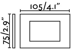 FARO 70163 - LED Kültéri beépíthető lámpa SPARK-1 LED/5W/230V IP65