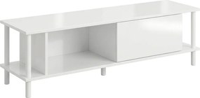 AKCIÓ TV-állvány Paris 150 cm, fehér II. osztály
