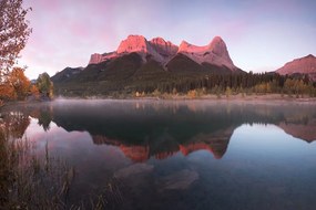 Fotótapéta naplemente a Dolomitok felett