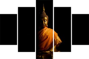 Kép - Arany Buddha szobor (150x105 cm)