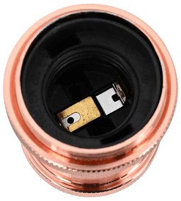 2 db rózsaarany lámpatartók E27