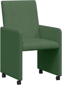 vidaXL Kerekes Étkező Székek 2 pcs Szürke zöld 57 x 66 x 94 cm