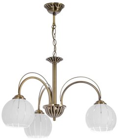 Csillár láncon 3xE27/60W/230V