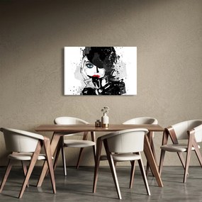 Kép - A titokzatos nő (90x60 cm)