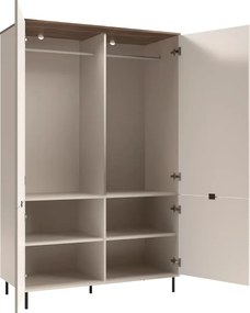 Szekrény, kasmír/castello tölgy, EYCO 4D