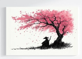 Vászonkép Canvas Grafika Ázsia Japán Cseresznye Szamuráj 60x40