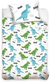 Dinoszaurusz Roar gyerek, ovis ágyneműhuzat 100×135 cm, 40×60 cm