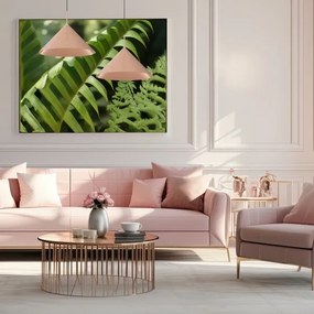 Zsinóros függeszték CAPITAL 1xGX53/15W/230V átm. 46 cm rózsaarany