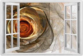 Poszterek 60x40 Absztrakt rózsa