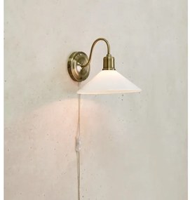 Markslöjd 108865 - Fali lámpa VELA 1xE27/40W/230V réz/fehér