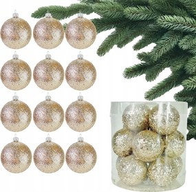 Pezsgő Karácsonyfa Bombák Arany csillámos Buborékok a karácsonyfára a nádakhoz