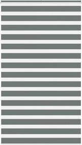 vidaXL zebrafüggönnyel sötét szürke szövetszélesség 115,9cm poliészter
