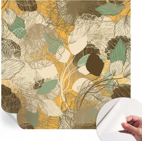 Dekoratív öntapadós fotótapéta irodába Növényi szépség 250x250 cm