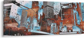Kép - felhőkarcolók (120x50 cm)