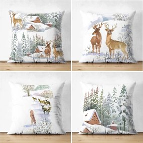 Párnahuzat szett 4 db-os 45x45 cm - Minimalist Cushion Covers