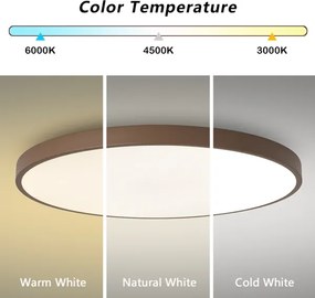 Brilagi-LED dimmelhető lámpatest POOL SMART LED/100W/230V 80 cm Wi-Fi Tuya+távirányító barna