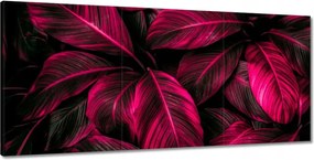 Festmények 210x100 Rózsaszín levelek