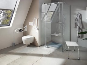 Ridder Ridder, HANDICAP fürdőszobai szék, állítható magasságú, króm/fehér, A172101