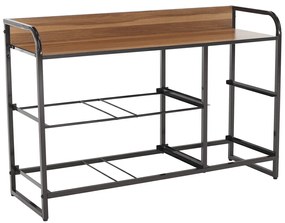 HAZEL TYP 4 szekrény szövet fiókokkal, barna, S