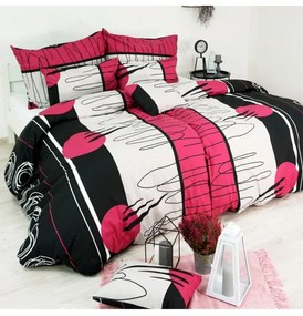 EMI Split bordó ágyneműhuzat, A standard egyszemélyes ágy szett tartalma: 1x 140x200 + 1x 70x90