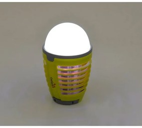 LED Hordozható újratölthető lámpa rovarcsapdával LED/2W/3,7V IPX4 zöld