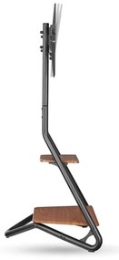 Nedis TVSM6200BK - Állvány TV-hez 37-75", fekete/barna