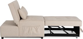 Dönthető, alvófunkciós fotel iberis 80 cm bézs, fotel