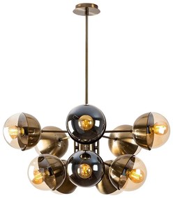 Csillár rúdon KARSOR 10xE27/40W/230V