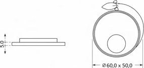 Brilagi -LED Gyermek mennyezeti lámpa STARSHIP LED/64W/230V 3000/4500/6000K kék