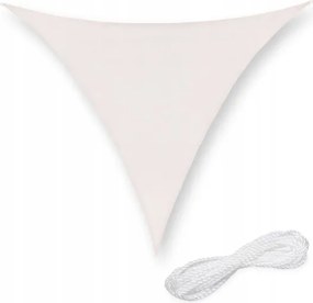 Háromszög alakú napellenző 2x2x2 m, Hdpe szövet, UV-álló, fekete szín