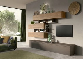 Infinity 2.0 8 db-os szett szürkésbarna / Mercure tölgy