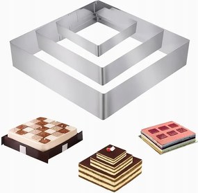 Runeay torta sĂŒtĆforma, 3 db-os szett, ĂĄtmĂ©rĆ 10/15/20 cm