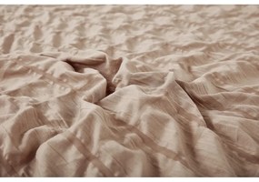 Barna egyszemélyes krepp ágyneműhuzat 140x200 cm Naomi – My House