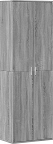 vidaXL szürke sonoma színű szerelt fa magasszekrény 60 x 35 x 180 cm