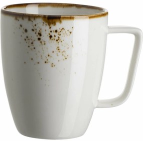 Mäser Kávés bögre Pintar Fehér barna pöttyök 370ml