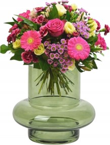 Üveg váza 15cm skandináv elrendezés klasszikus terekben