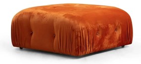 Narancssárga bársony puff Bubble – Artie