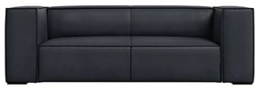 Fekete bőr kanapé 212 cm Madame – Windsor & Co Sofas