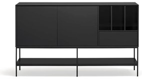 Fekete komód 166x98x45 cm Platt – Teulat