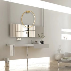 LED fali lámpa SATURNO LED/25W/230V 50 cm átmérő IP44 arany