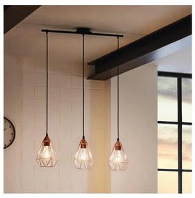 Eglo 94195 - Csillár TARBES 3xE27/60W/230V