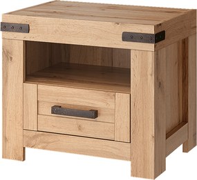 Éjjeliszekrény 1S, wotan tölgy, MORATIZ