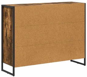 Oldalsó szekrény Füstös tölgy 96,5 x 30 x 75 cm Faanyag