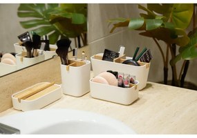 Ecologic fehér fürdőszobai rendszerező, 8,4 x 7,8 cm - Compactor