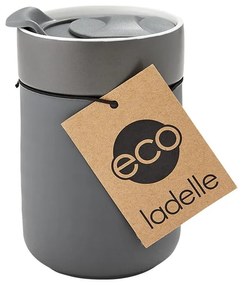 Eco sötétszürke hordozható utazóbögre, 300 ml - Ladelle