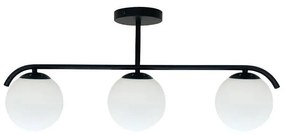 Candellux Csillár rúdon AMADEO 3xE14/40W/230V fekete CA0960