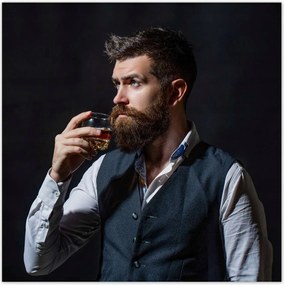 Poszterek 70x70 Elegáns üzletember úr