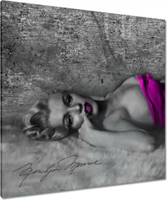 Vászonkép 80x80 Rózsaszín Marilyn Monroe