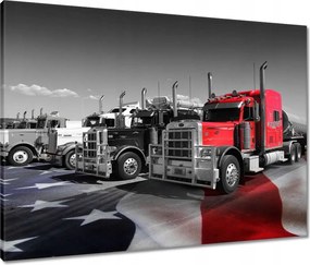 Vászonkép 80x60 Nyergesvontató